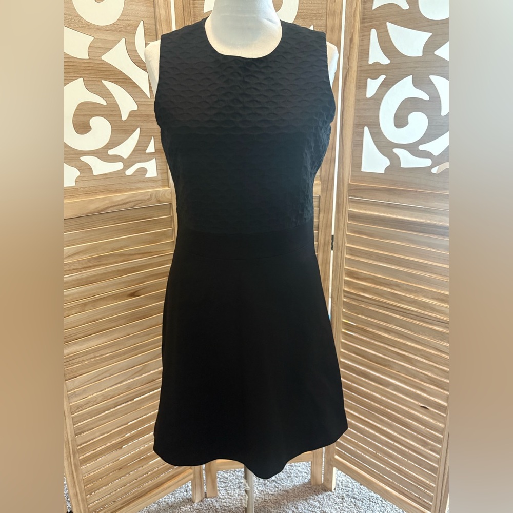 Theory Alaqua C Black Cotton Blend Tank Top Dress Size 6 NWT